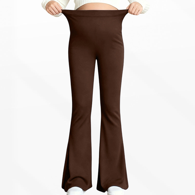 Cross-Border New Products: Maternity Leggings, Maternity Tight-Fitting Yoga Clothes, Flared Pants, Autumn and Winter New Products, High-Waisted Belly Support Outerwear