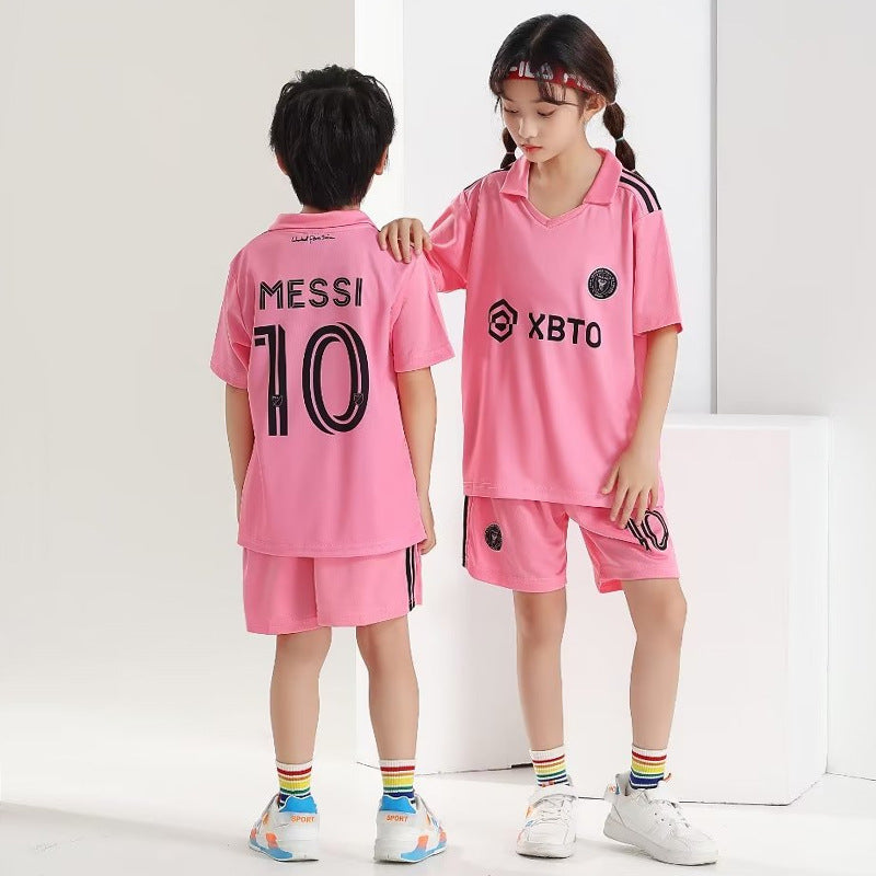 Football uniforms suit children's baby children's clothing jerseys boys and girls primary school students football training class team uniforms kindergarten