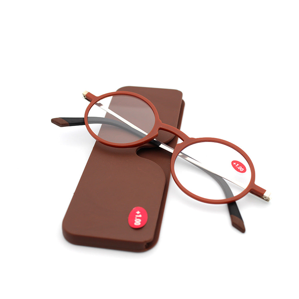2021 Ultra-Thin Tablet Reading Glasses Tr90 Portable Metal Reading Glasses Unisex in Stock Lightweight and Fashionable