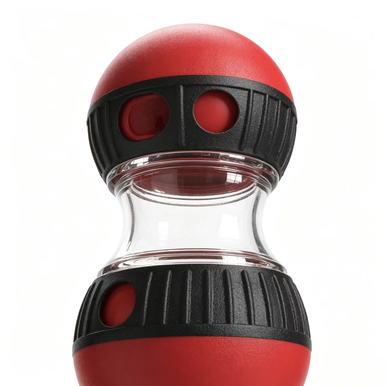 Pet Supplies Manufacturer Wholesale Company Amazon Rolling Treat Ball Slow Feeding Training Slow Eating Dog Toy Red
