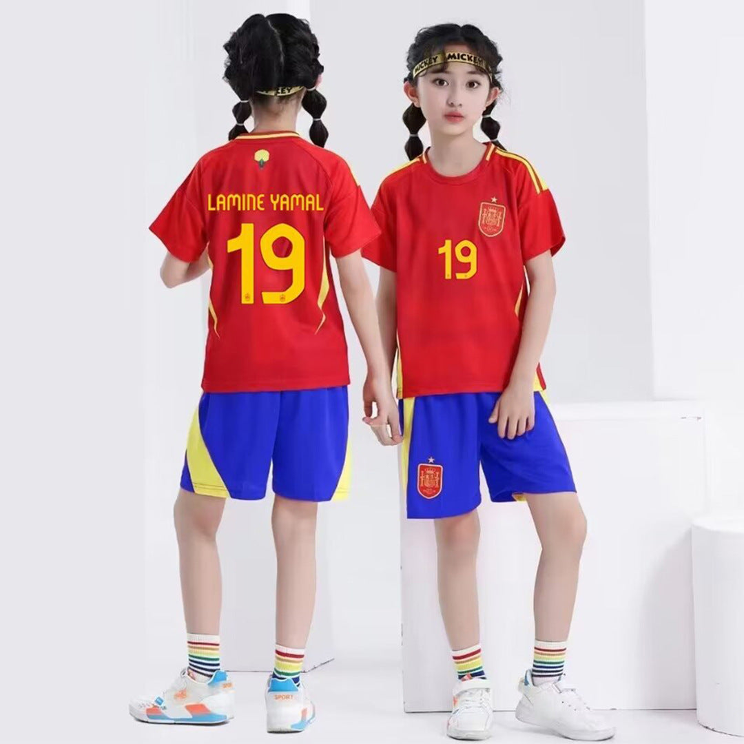 Football uniforms suit children's baby children's clothing jerseys boys and girls primary school students football training class team uniforms kindergarten