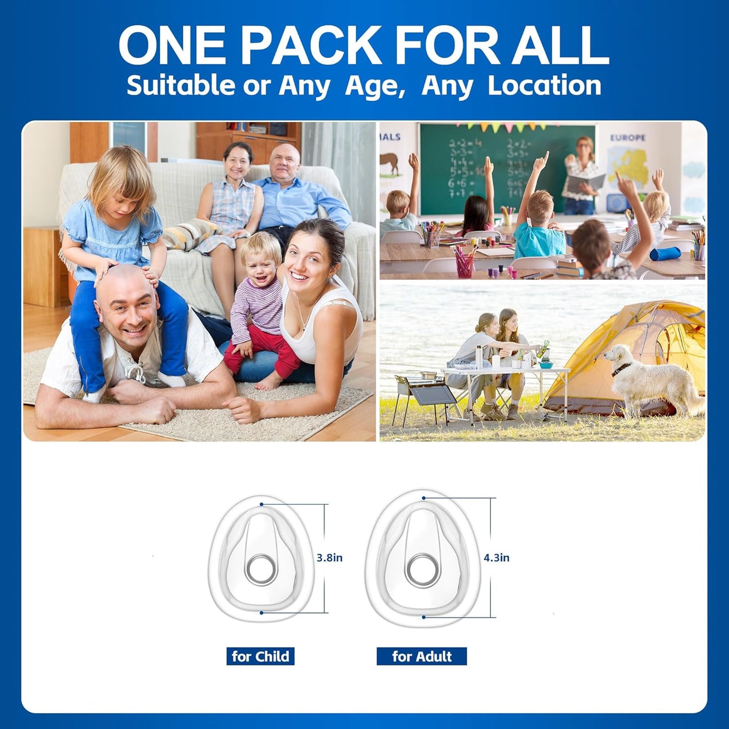 Choking Relief Mask, Home and Travel Assist Kit, Easy to Use & Portable UK