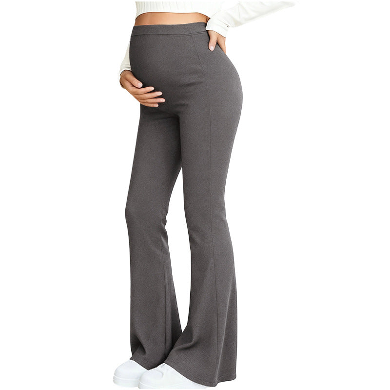Cross-Border New Products: Maternity Leggings, Maternity Tight-Fitting Yoga Clothes, Flared Pants, Autumn and Winter New Products, High-Waisted Belly Support Outerwear