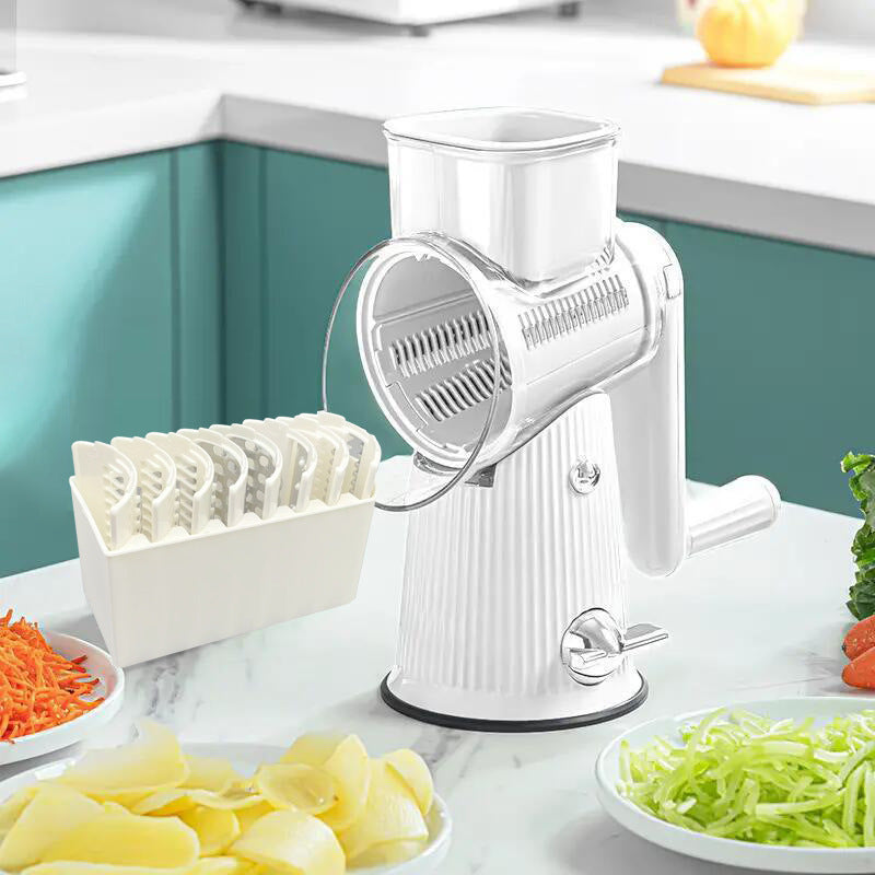 Multifunctional Storm Vegetable Cutting Tool for Home Kitchen, Drum Grater, Shredder, Potato Slicer Machine