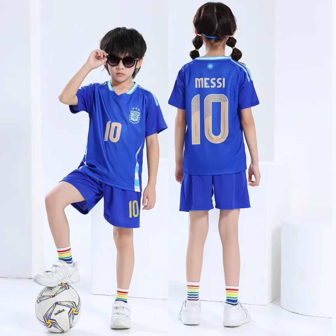 Football uniforms suit children's baby children's clothing jerseys boys and girls primary school students football training class team uniforms kindergarten