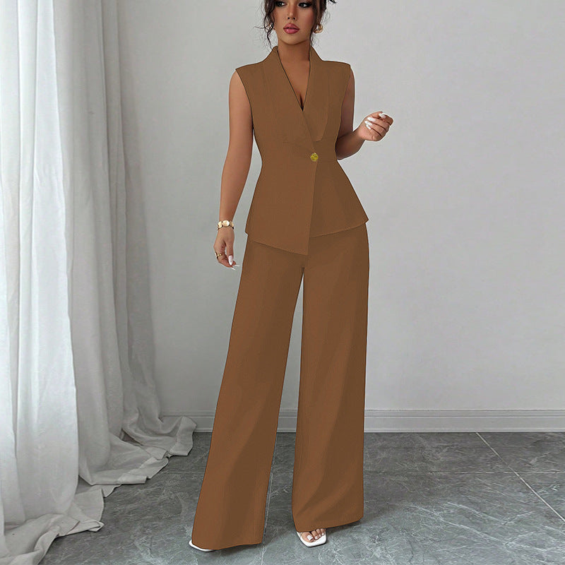 Cross-Border European and American Elegant Style Pure Colour