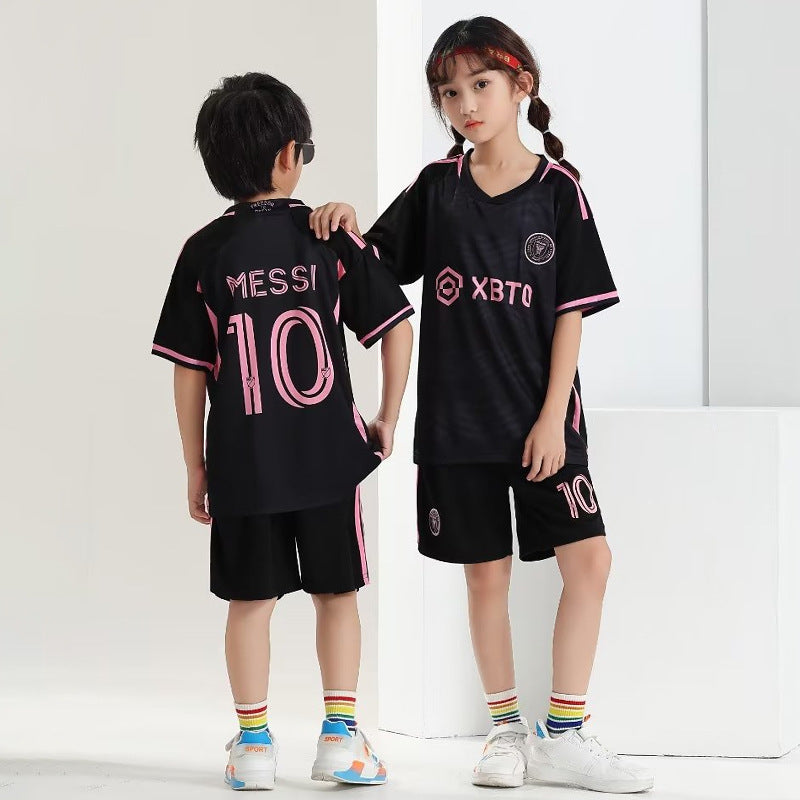 Football uniforms suit children's baby children's clothing jerseys boys and girls primary school students football training class team uniforms kindergarten