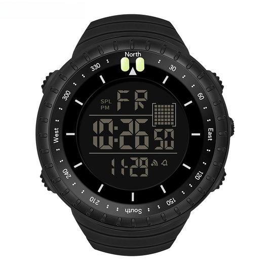 Factory Product Synoke Sports Electronic Watch Outdoor Mountaineering Multi-Functional Luminous Waterproof Large Dial Fashionable Commuter Watch