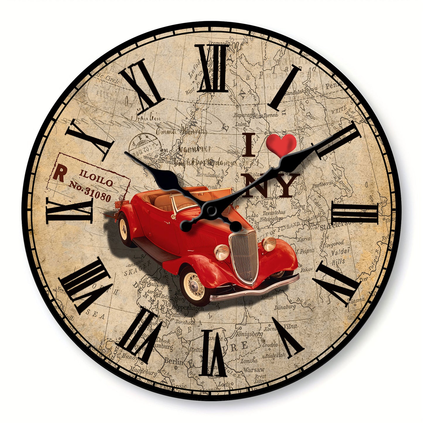 Cross-Border 14inch Wall Clock for Living Room Home Decoration