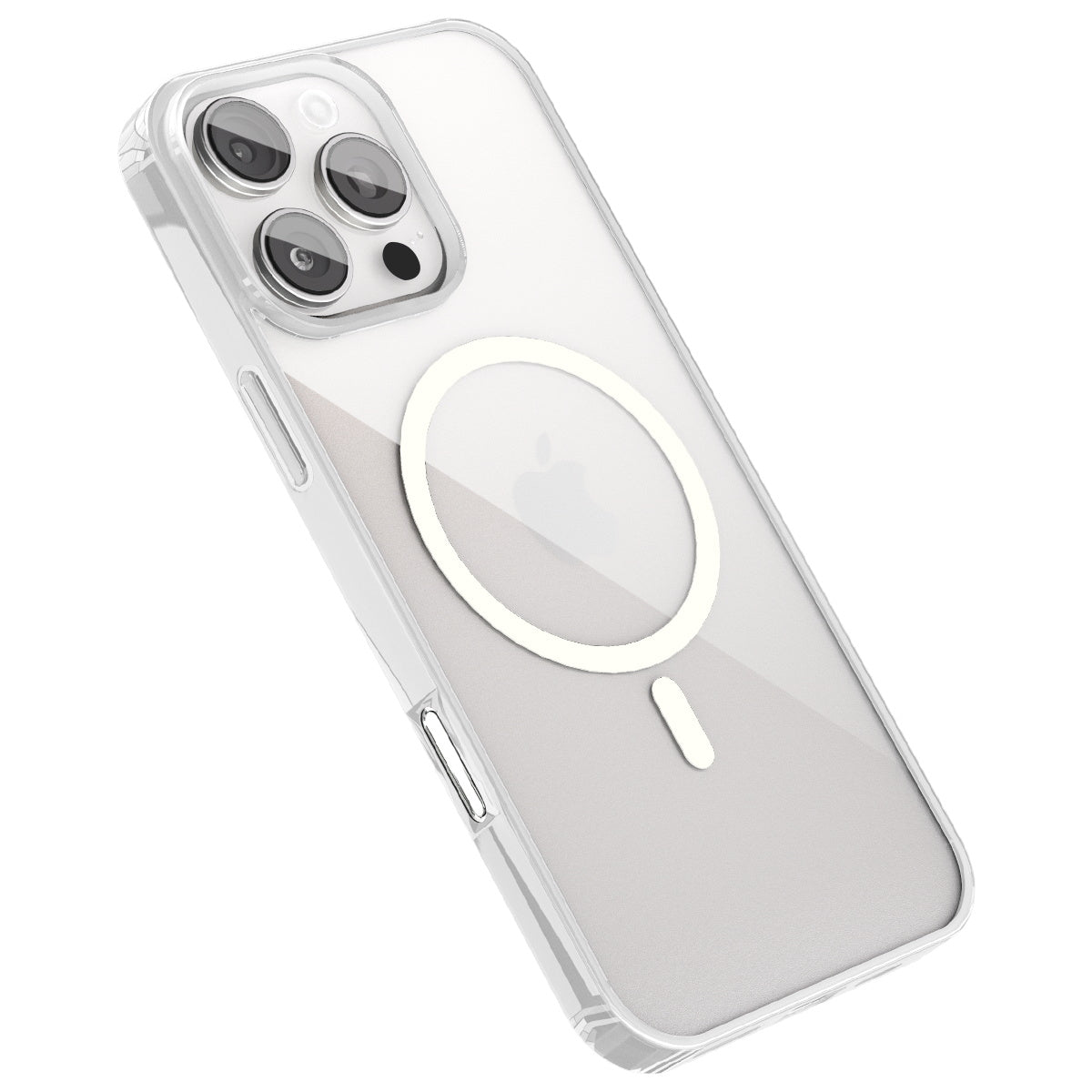 iPhone 16 Pro Crystal Clear Magnetic Slim-Fit Protective Case with MagSafe for Wireless Charging