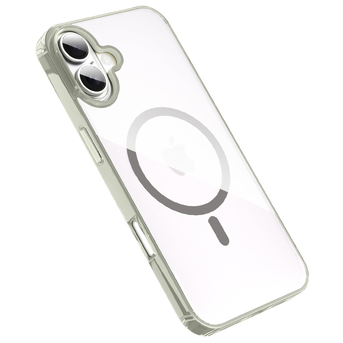 iPhone 16 Crystal Clear Magnetic Slim-Fit Protective Case with MagSafe for Wireless Charging