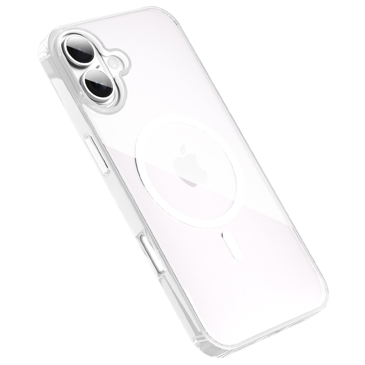iPhone 16 Crystal Clear Magnetic Slim-Fit Protective Case with MagSafe for Wireless Charging