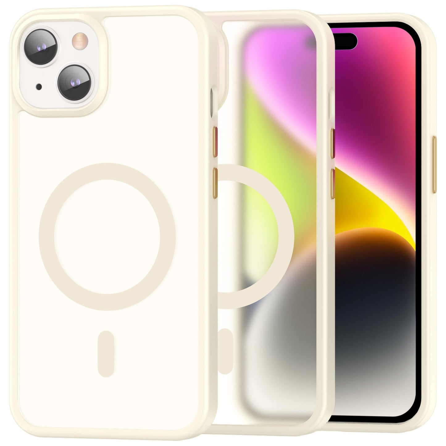 iPhone 15 Plus Smooth Touch Waterproof MagSafe Ultra Hybrid Phone Case