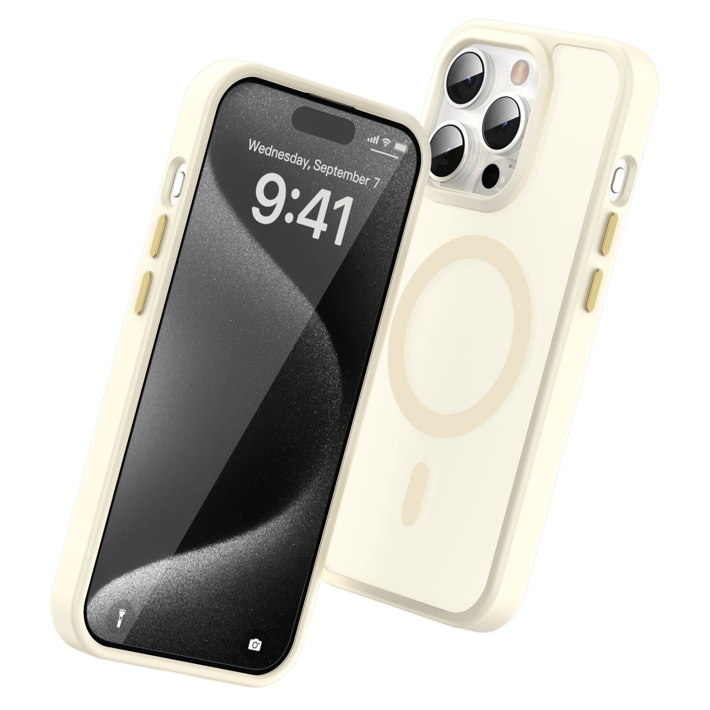 iPhone 15 Pro Smooth Touch Waterproof MagSafe Ultra Hybrid Phone Case