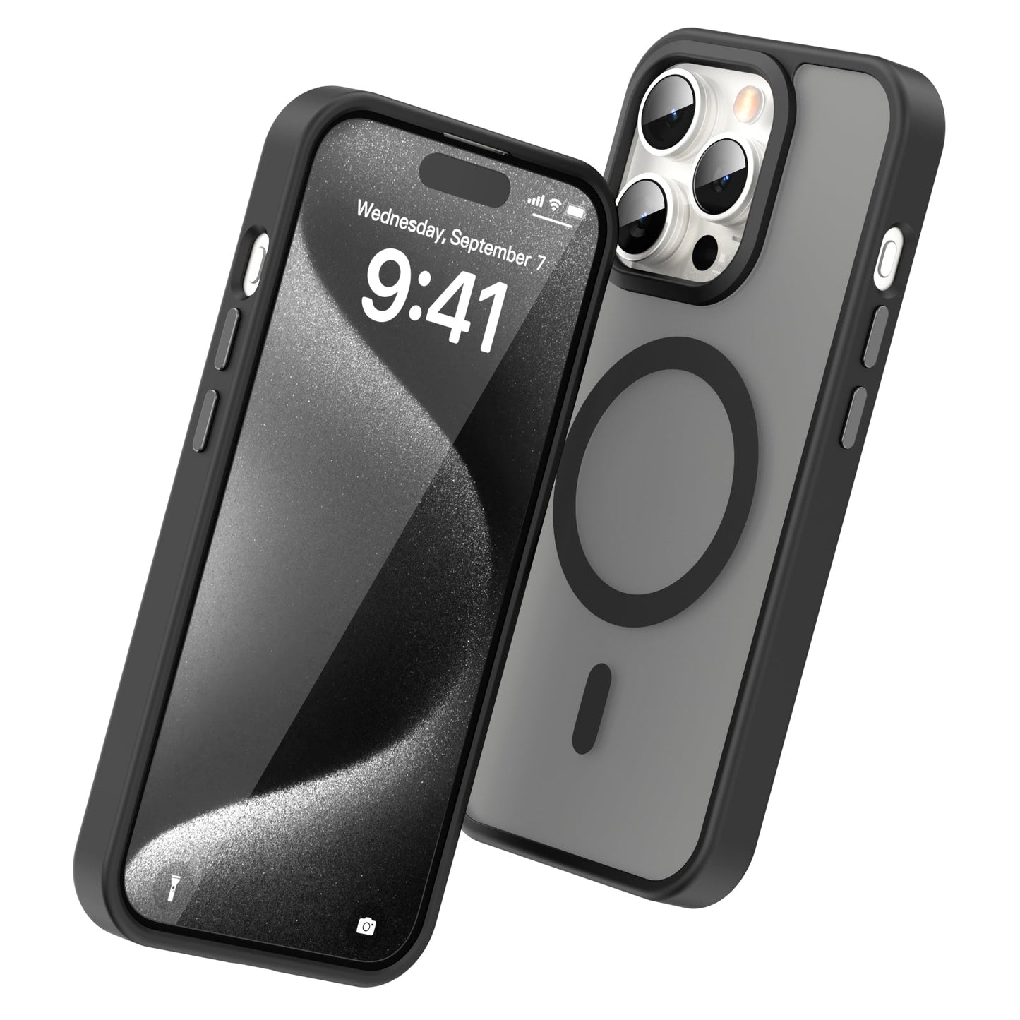 iPhone 15 Pro Smooth Touch Waterproof MagSafe Ultra Hybrid Phone Case