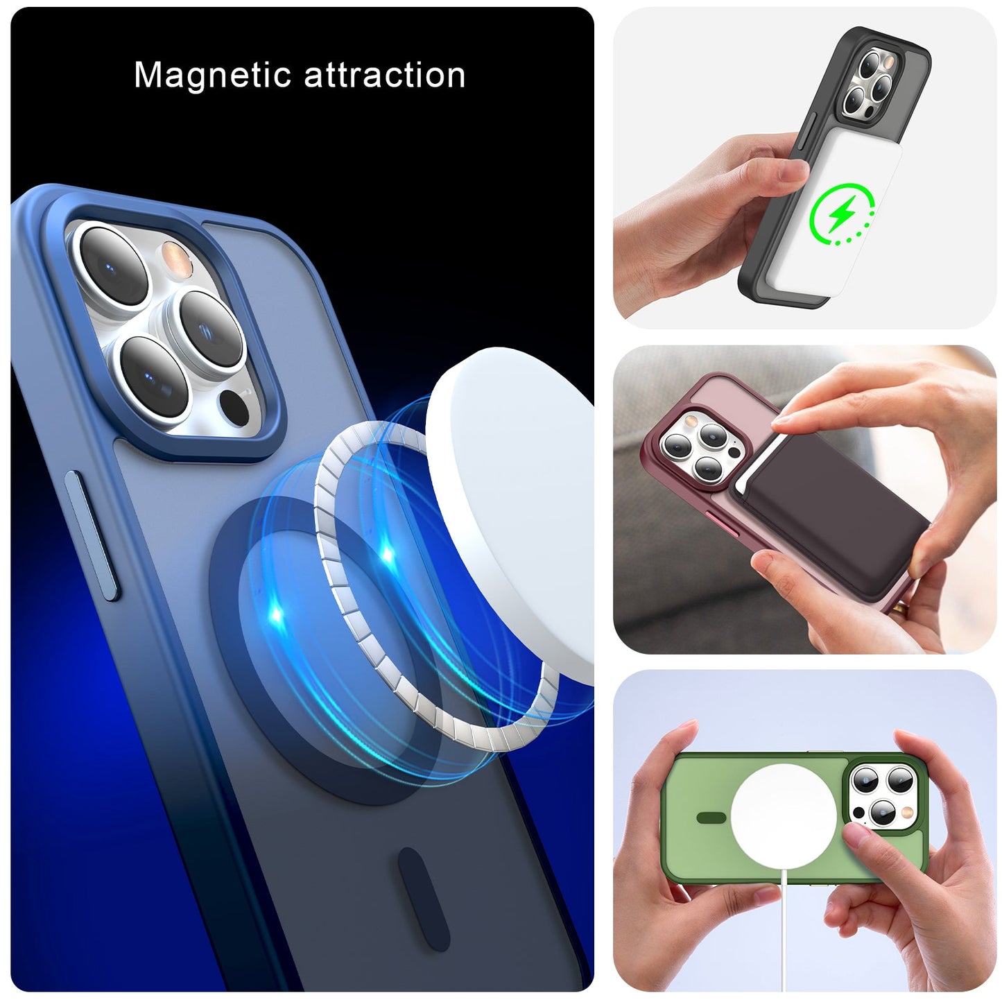 iPhone 15 Pro Max Smooth Touch Waterproof MagSafe Ultra Hybrid Phone Case