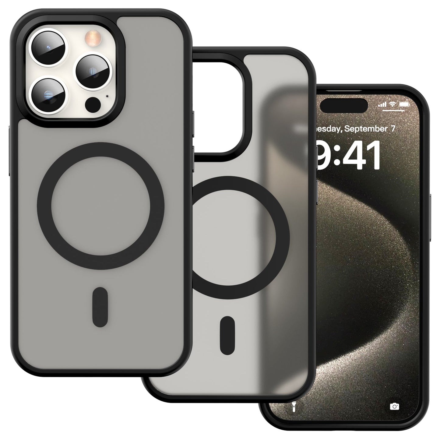iPhone 15 Pro Max Smooth Touch Waterproof MagSafe Ultra Hybrid Phone Case