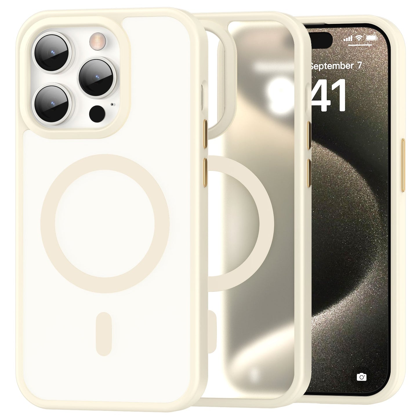 iPhone 15 Pro Max Smooth Touch Waterproof MagSafe Ultra Hybrid Phone Case