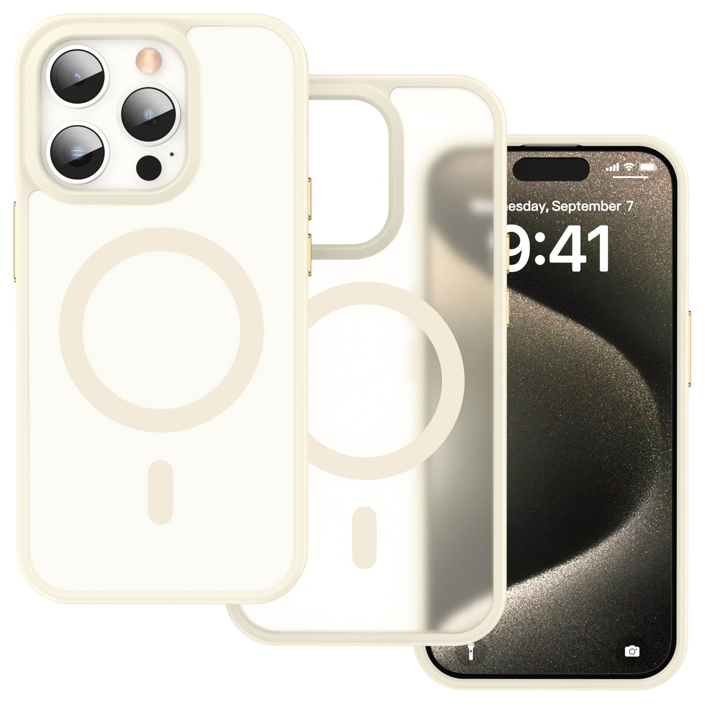iPhone 15 Pro Max Smooth Touch Waterproof MagSafe Ultra Hybrid Phone Case