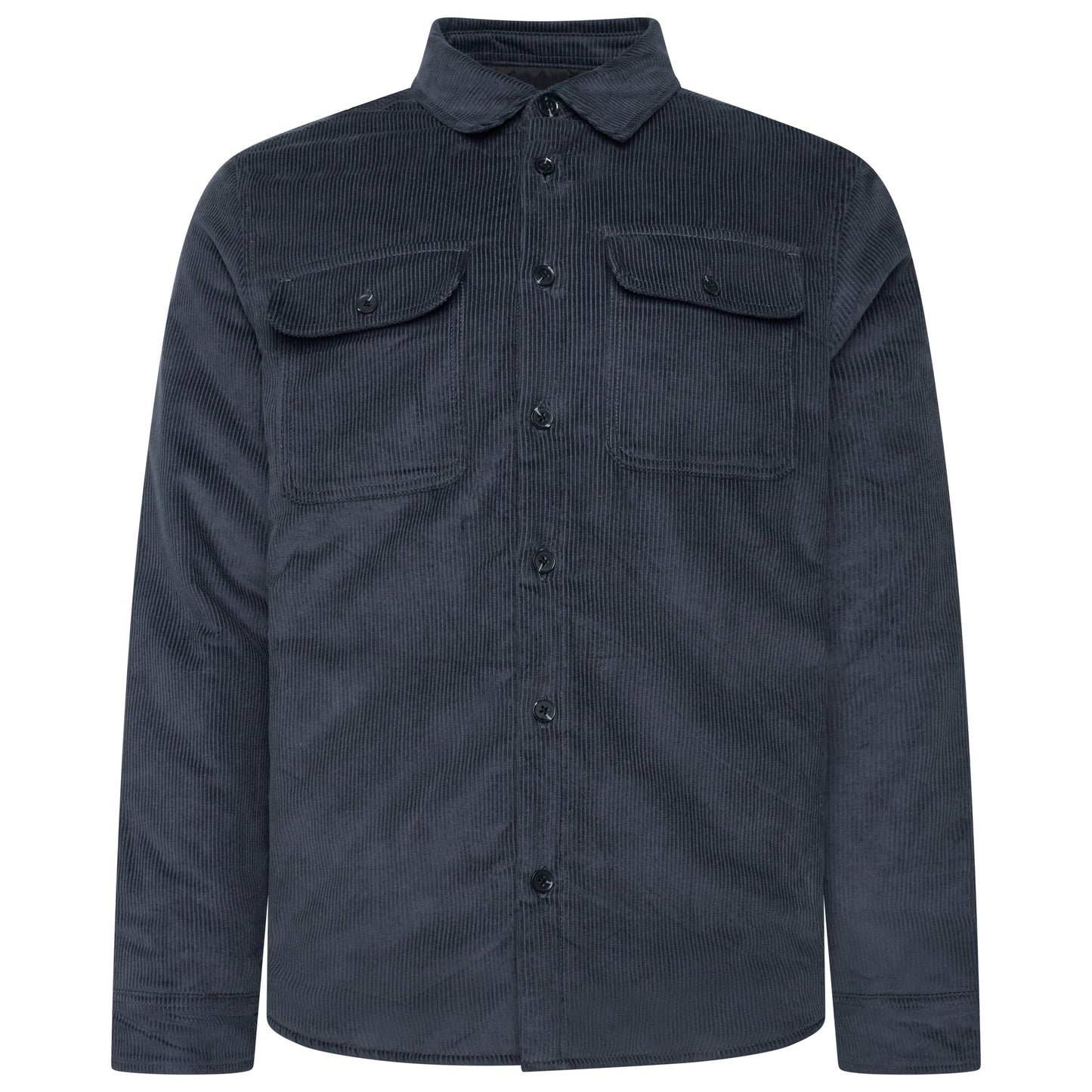 Corduroy Padded Jacket With Pockets
